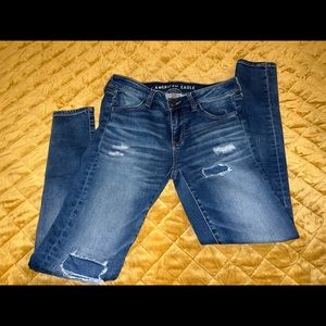 American Eagle denim jeggings
